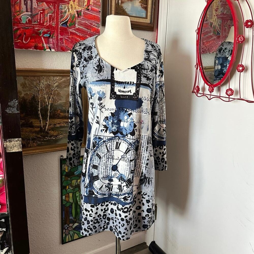 highness blue white floral velvet blue white dress